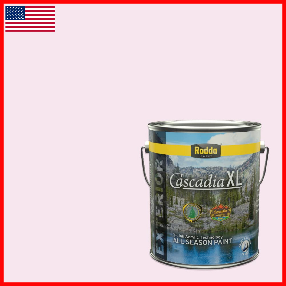 Rodda Paint Rodda Cascadia Xl Exterior Satin In One 1-Gallon Taffeta Tint