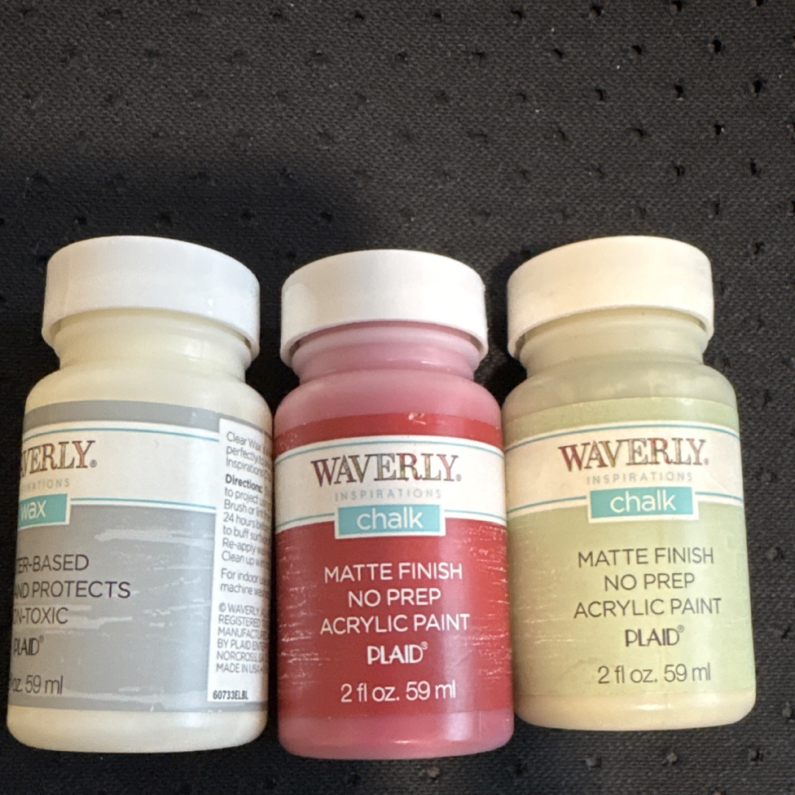 SEALED ArtMinds Waverly Craft Smart FolkArt Chalk Paint Lot 8 Colors 3.2/2 fl oz