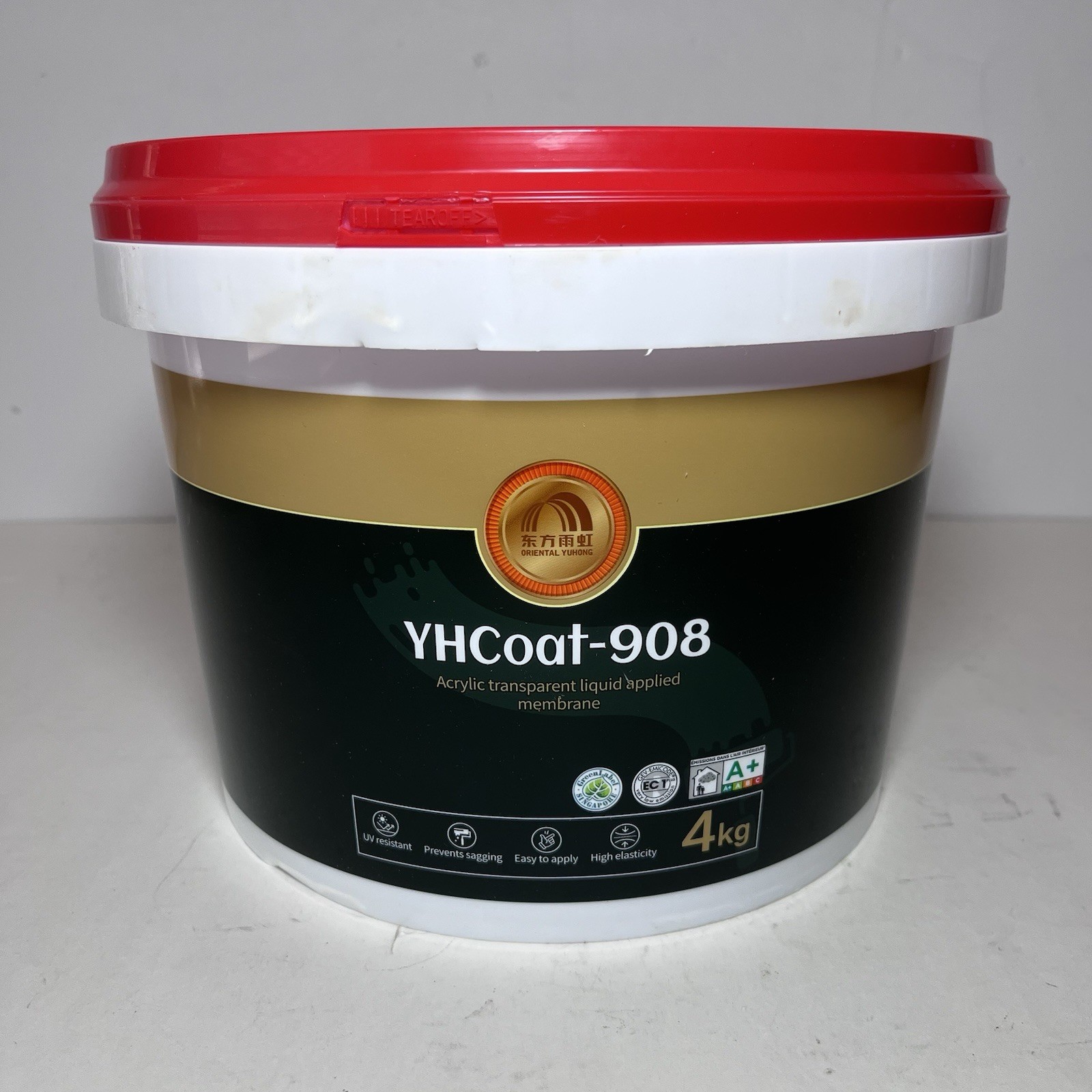 Oriental Yuhong 1 Gallon YHCoat-908 Acrylic Transparent Liquid Applied Membrane