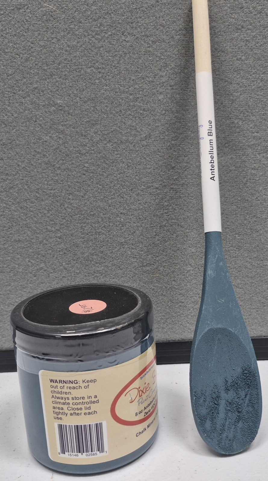 Dixie Belle Paint Chalk Mineral Paint 8oz “Antebellum Blue” Color New Furniture