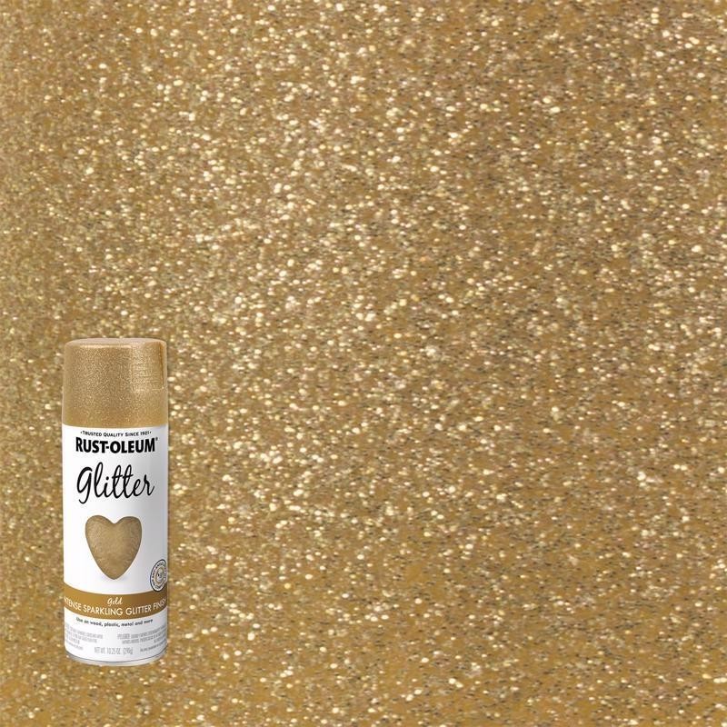 Rust-Oleum Specialty GLITTER GOLD 10.25oz Spray Paint Multi-Surface