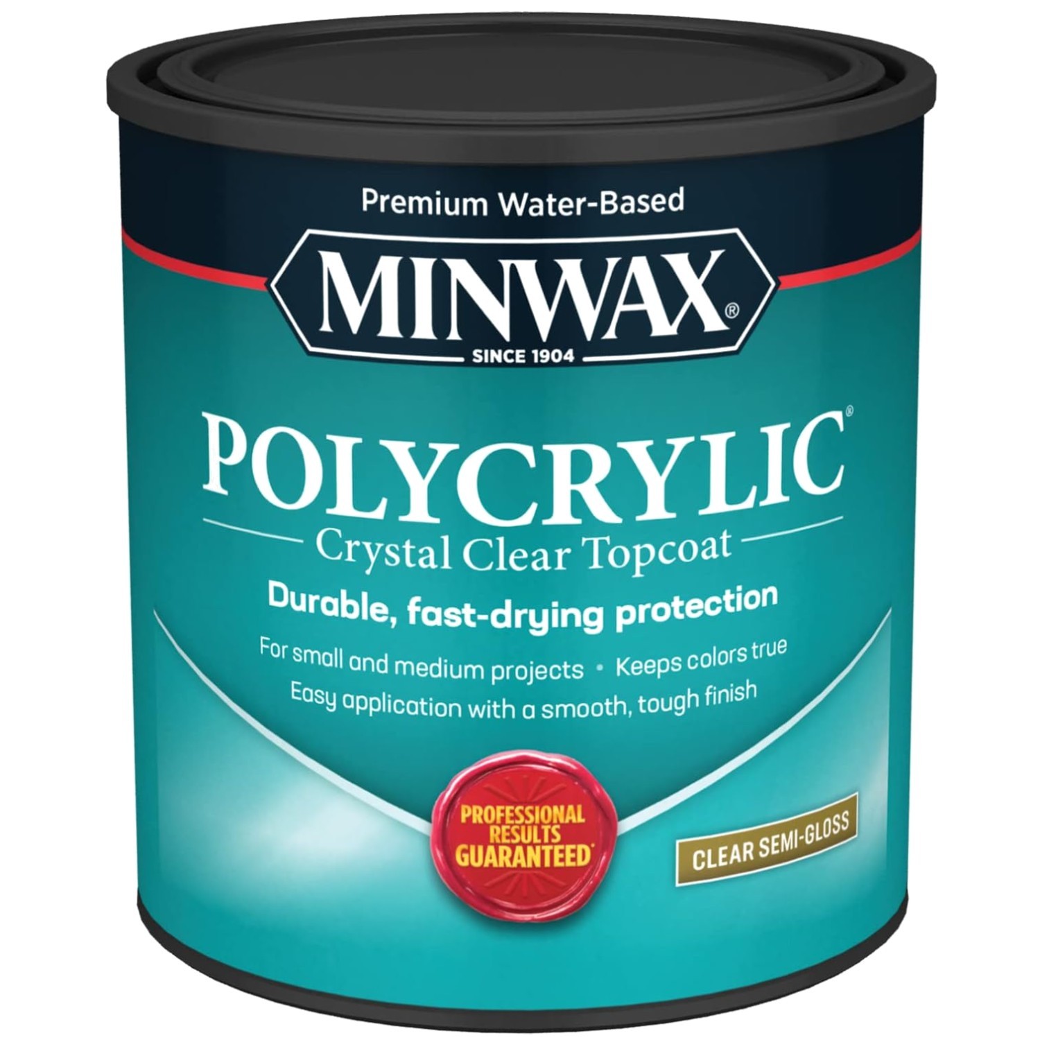 Clear Polycrylic Protective Finish – Semi-Gloss 1 Qt