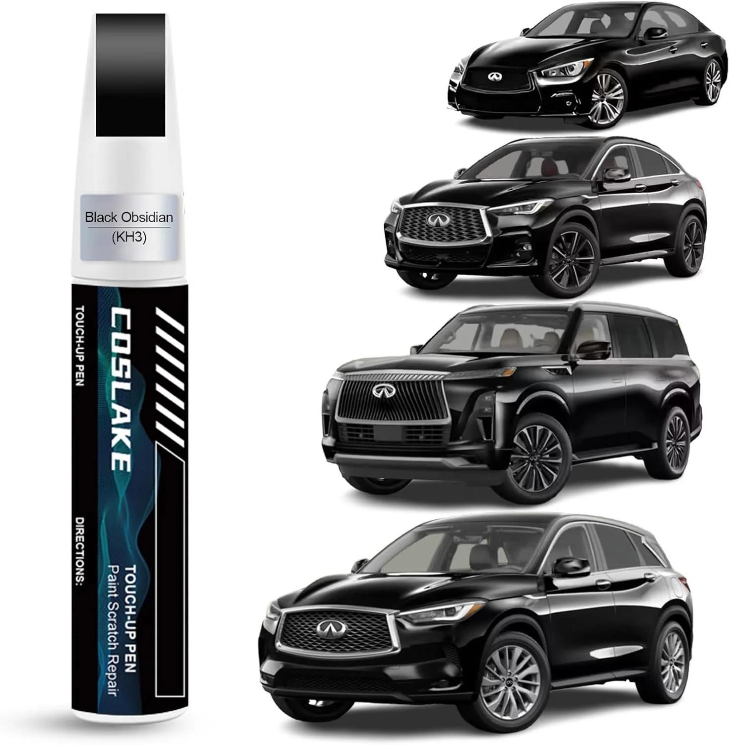 Car Touch Up Paint(black Obsidian(kh3)) for Infiniti, Car Paint Scratch Repair K