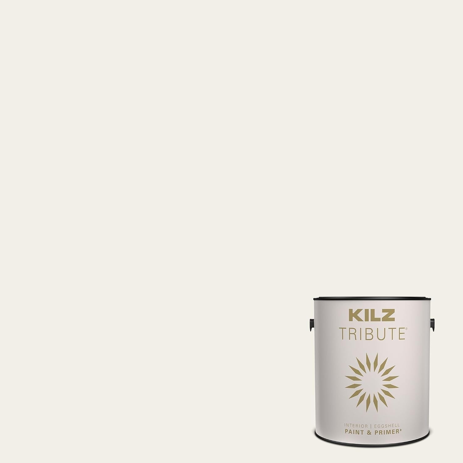 TRIBUTE Paint & Primer, Interior, Eggshell, Architectural White, 1 Gallon