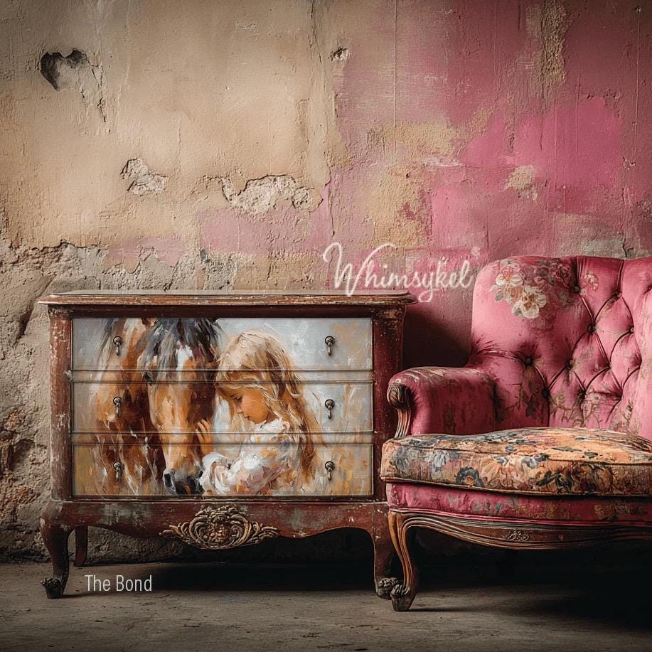 THE BOND | Large Decoupage Tissue Paper for Furniture | Arts & Crafts | 21×29