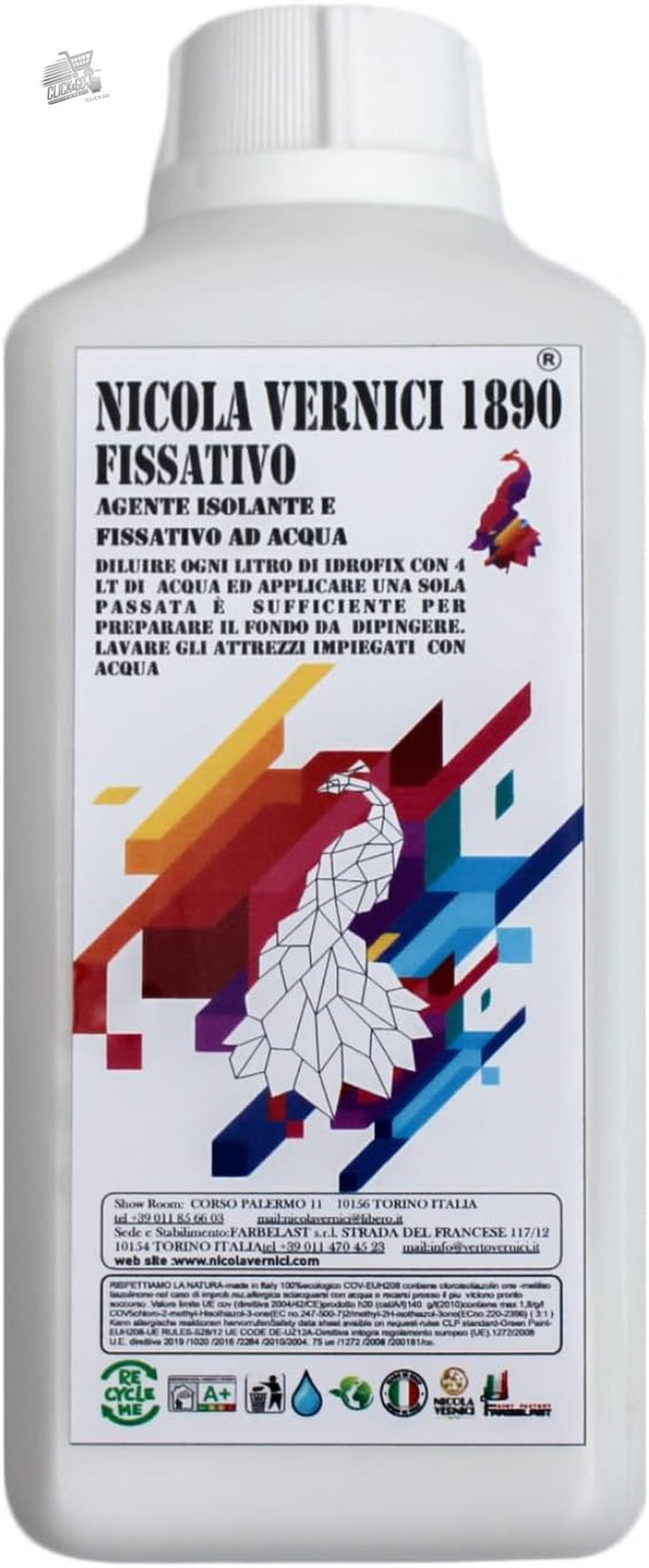Hydrofix Fixative Acrylic Consolidating Transparent Wall Wall Exterior Paint