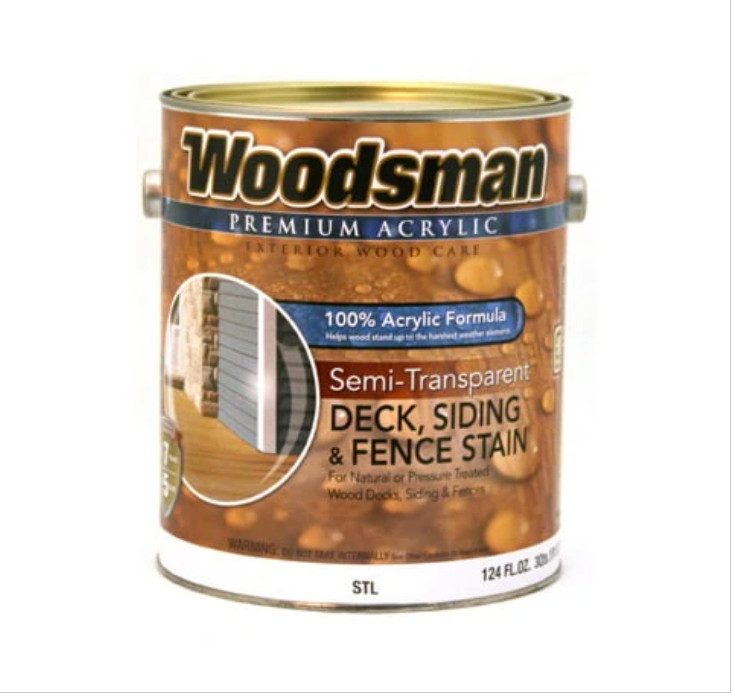 Easy Care Wood Man Deck Siding Fence Stain STL-N Neutral Base Acrylic Semi Trans