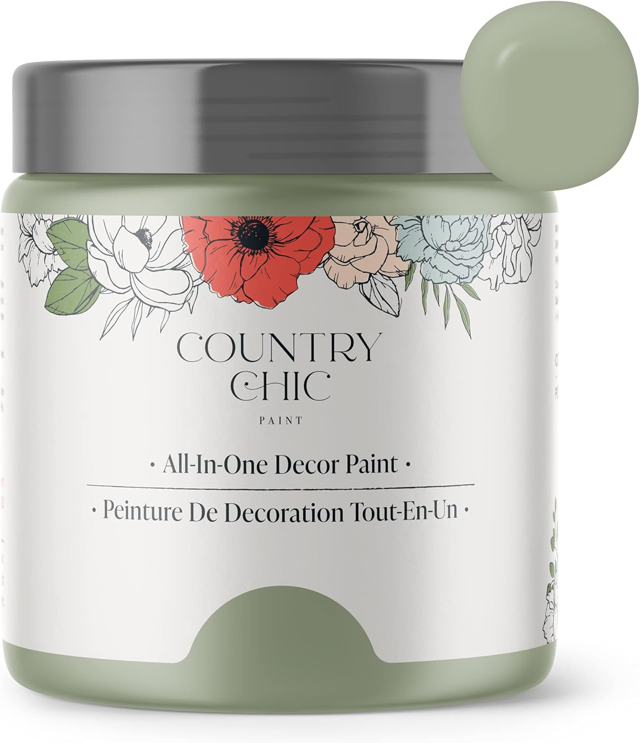 Country Chic All-In-One Chalk Paint for Furniture, Cabinets, Home Decor, Eco-Fri