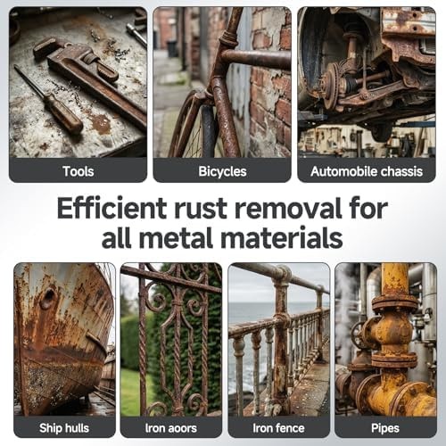 2-in-1 Rust Converter & Metal Primer with Brush(5.29 Oz), Stops & Prevents Co…