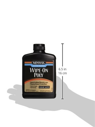 Minwax Water Based Polyurethane Pint Satin Ultra Fast Drying Low Odor Finish