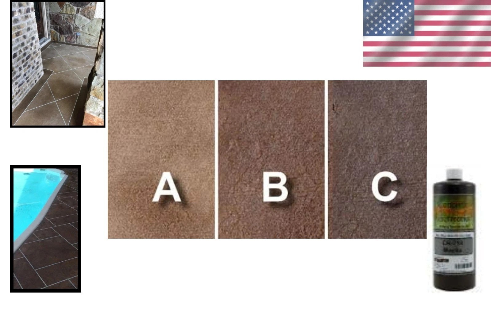 Durable Concrete Stain Mocha 32oz – Semi-Transparent Finish, Easy Application