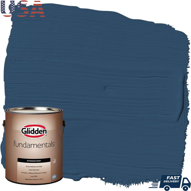 Low VOC Exterior Paint Fast Drying Mildew Resistant Good Adhesion 1 Gallon New