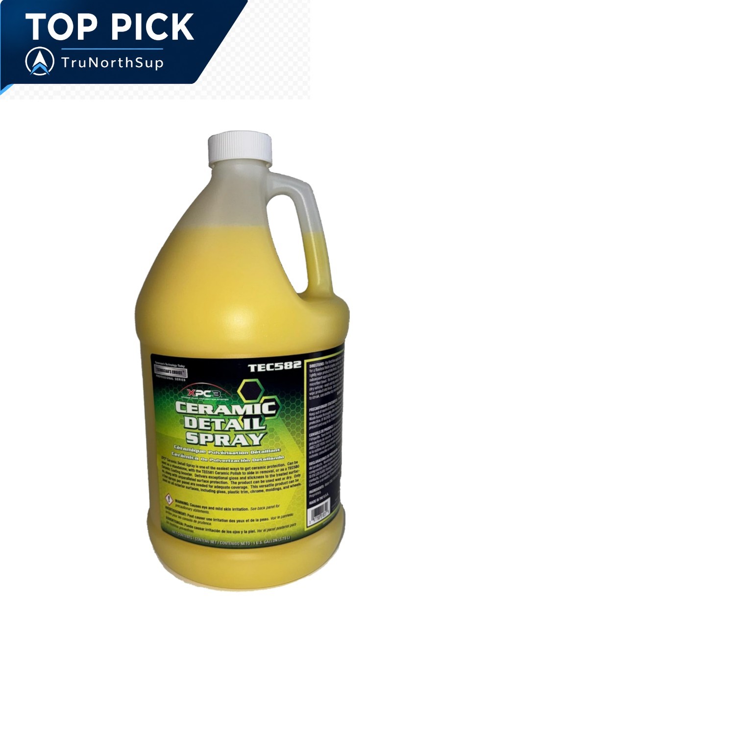 Ceramic Detail Spray 1 Gallon – Hydrophobic Car Exterior Protection, Gloss, a…