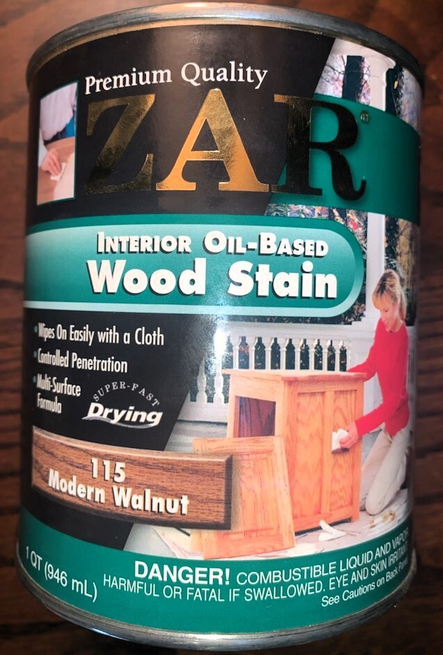 Zar Interior Stain 115 MODERN WALNUT Quart