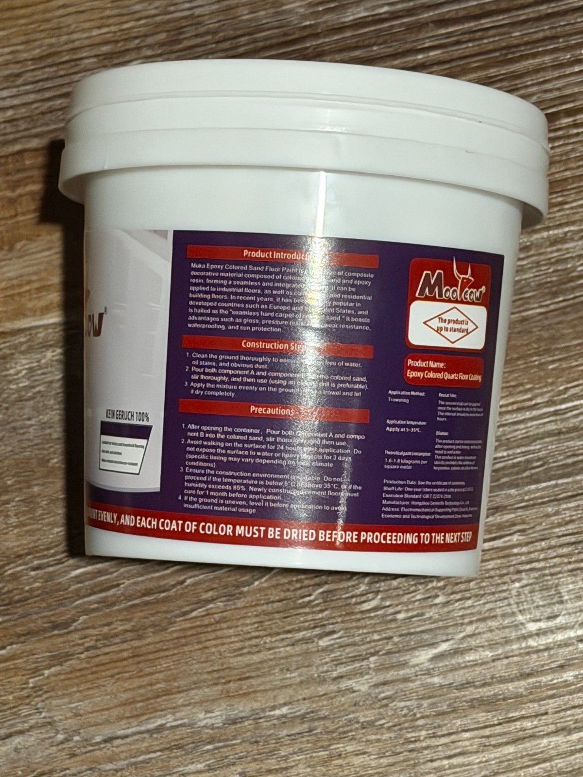 Moocow (Louis Forest) Epoxy Colored Sand Floor (Sealed Dark Grey Gray 500g)