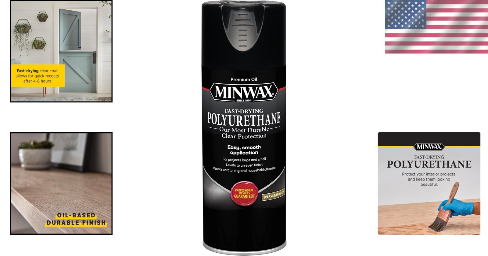 Quick-Drying Semi-Gloss Polyurethane Spray – Perfect for Interior Wood Projects