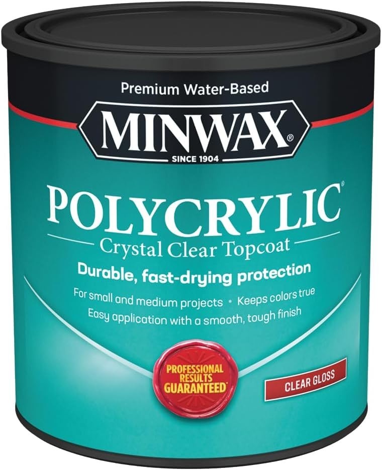 Clear Polycrylic Finish Gloss – Water-Based Protective Wood Coating