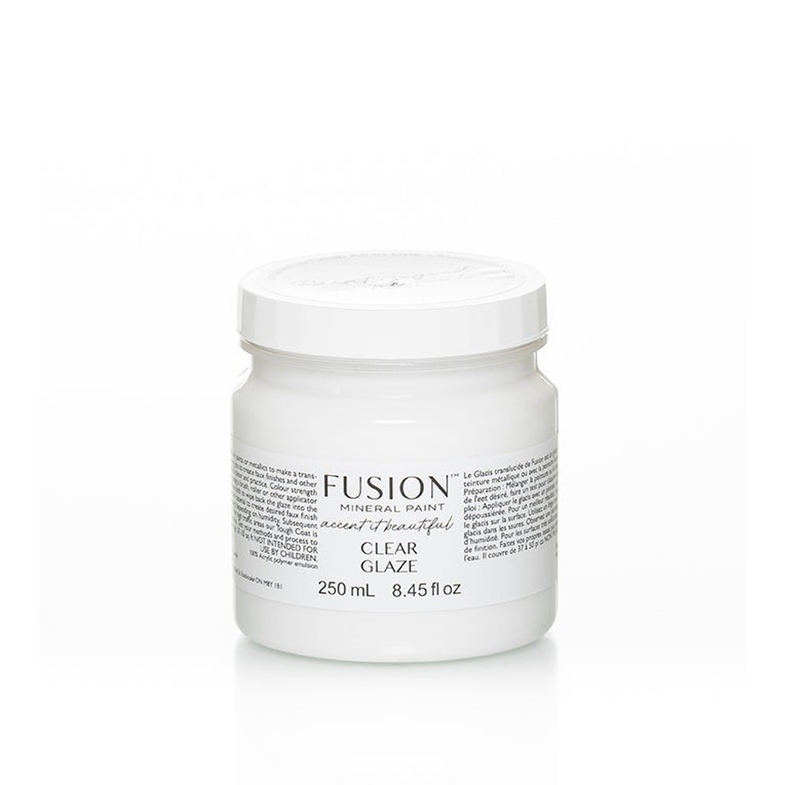 Fusion Mineral Paint – Clear Glaze 250ml Upcycling Furniture