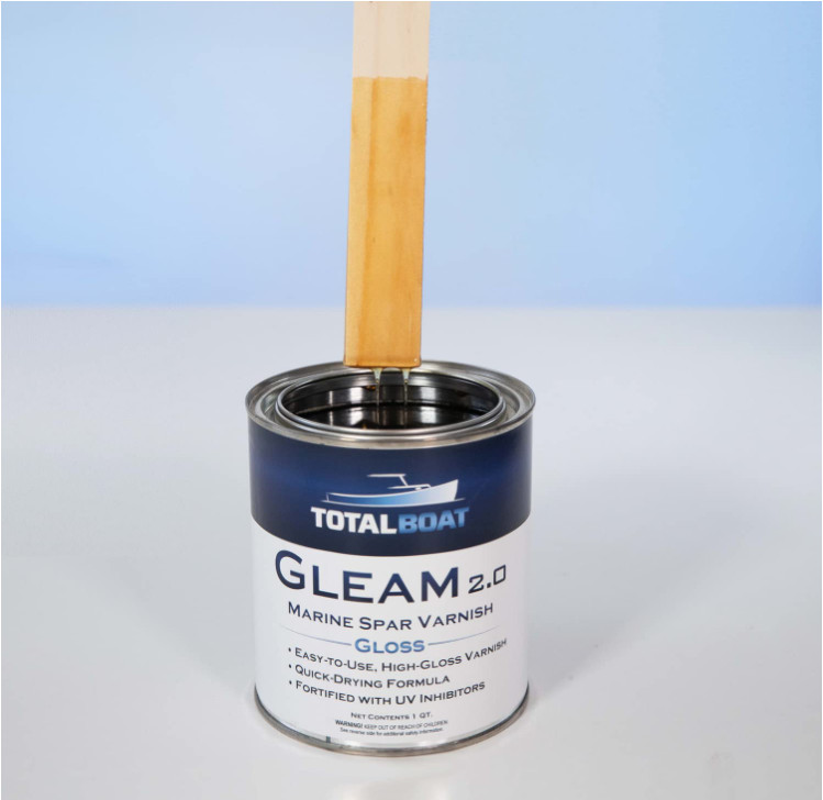 Gleam Marine Spar Varnish Gloss And Satin Polyurethane Finish For Wood Boats and