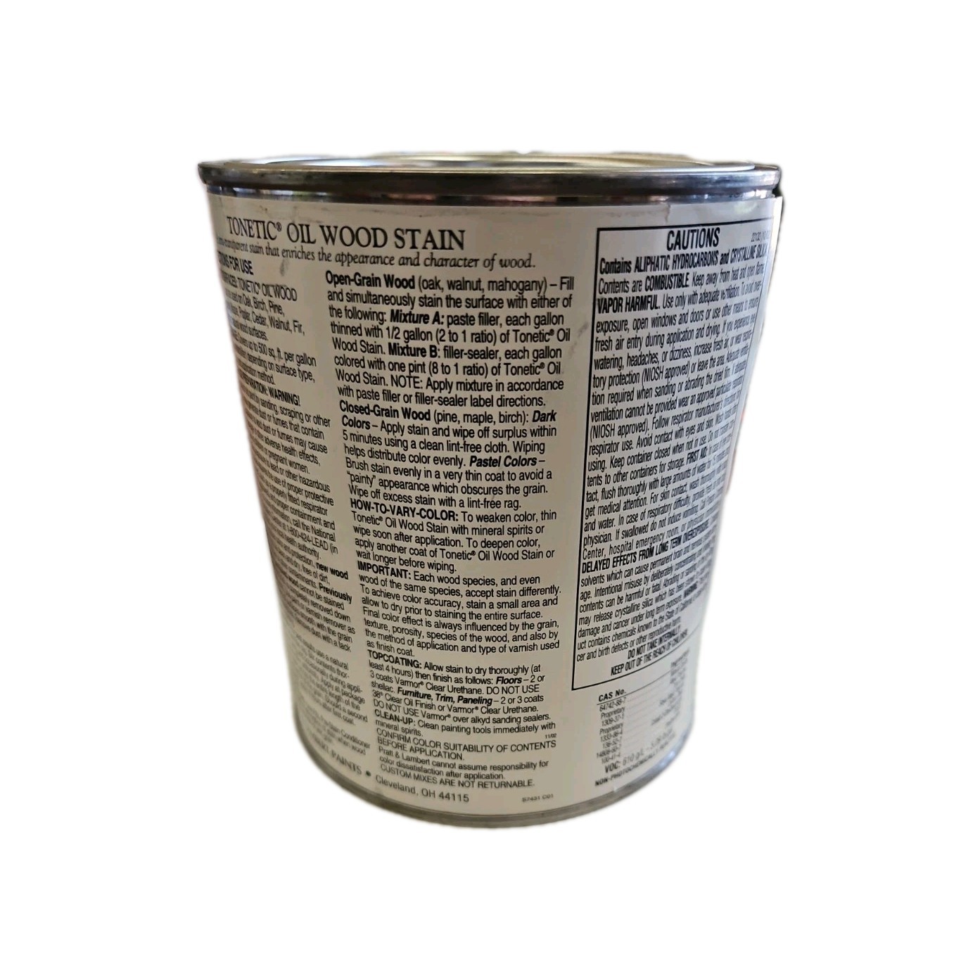 Pratt & Lambert Tonetic Walnut Grove S7431 Quart – Discontinued