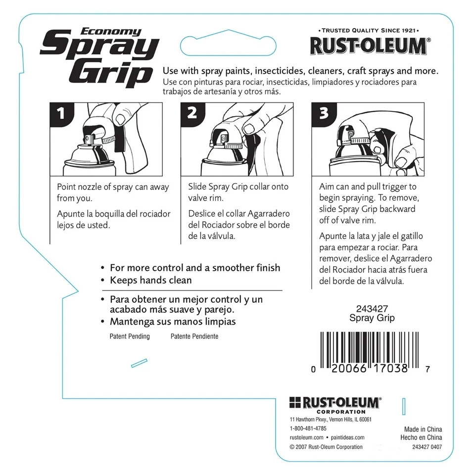 Rust-Oleum Economy Spray Grip Paint Sprayer, 1 Each