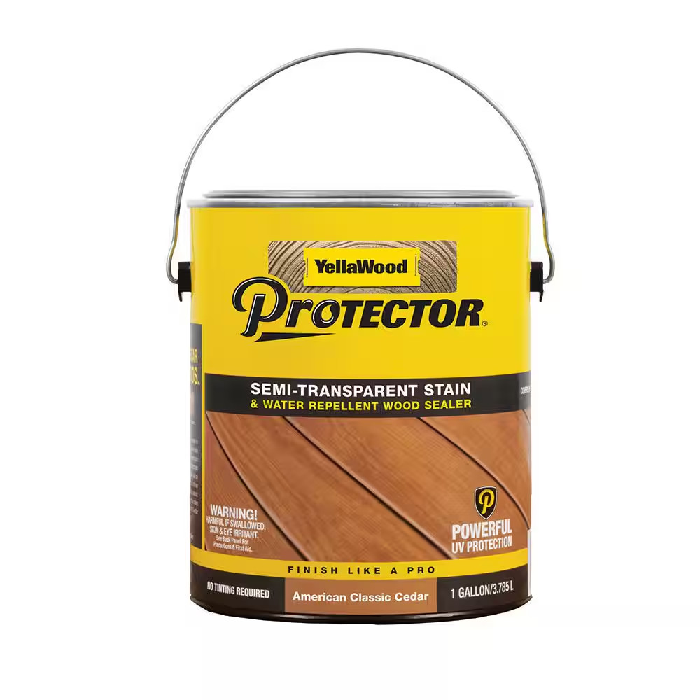 Protector 1 Gal. American Classic Cedar Semi-Transparent Deck Stain and Sealer