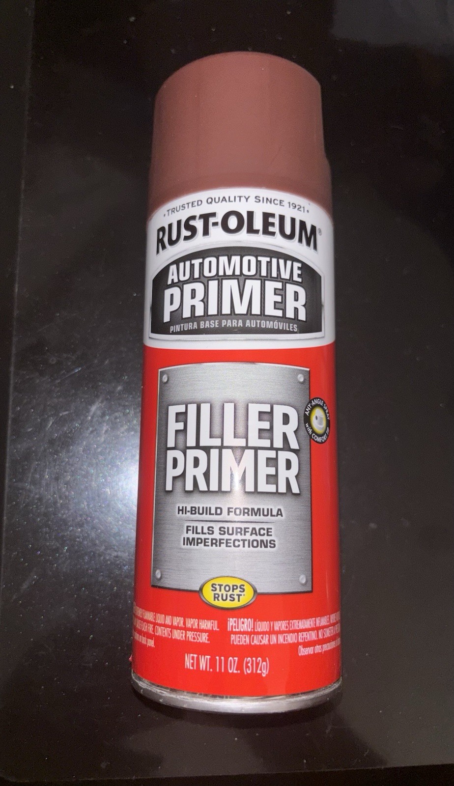 Rust-Oleum 249320 Automotive Filler Primer, Red, 11 Oz.