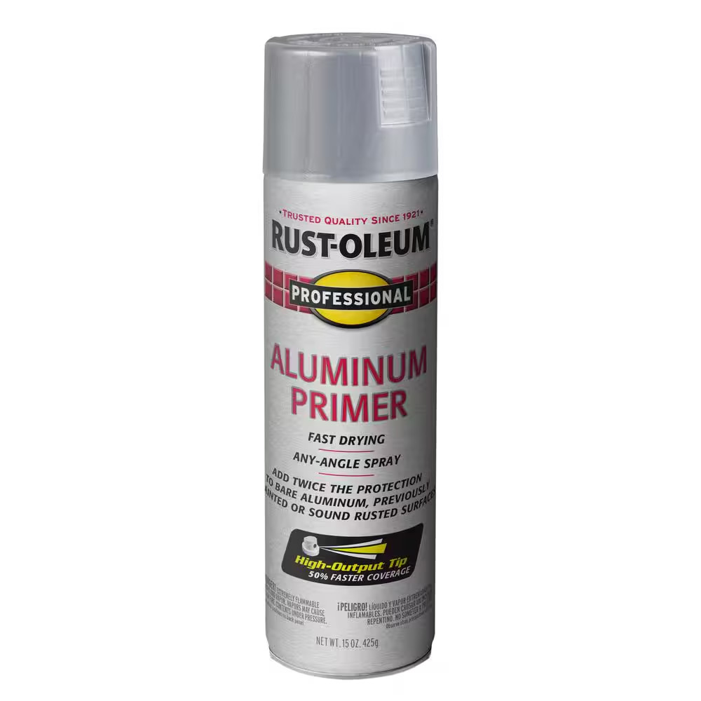 15 Ounce Flat White Interior/Exterior Aluminum Primer Aerosol Spray (Case of 6)