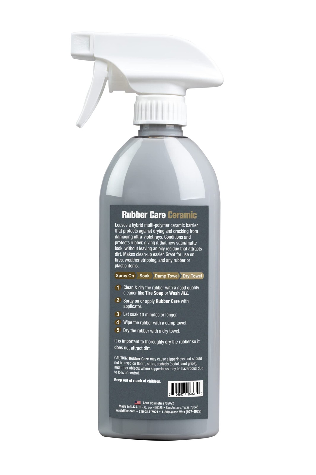 Aero Cosmetics Ceramic Tire Dressing Protector, No 16 Fl. Oz (2-Pack), gray