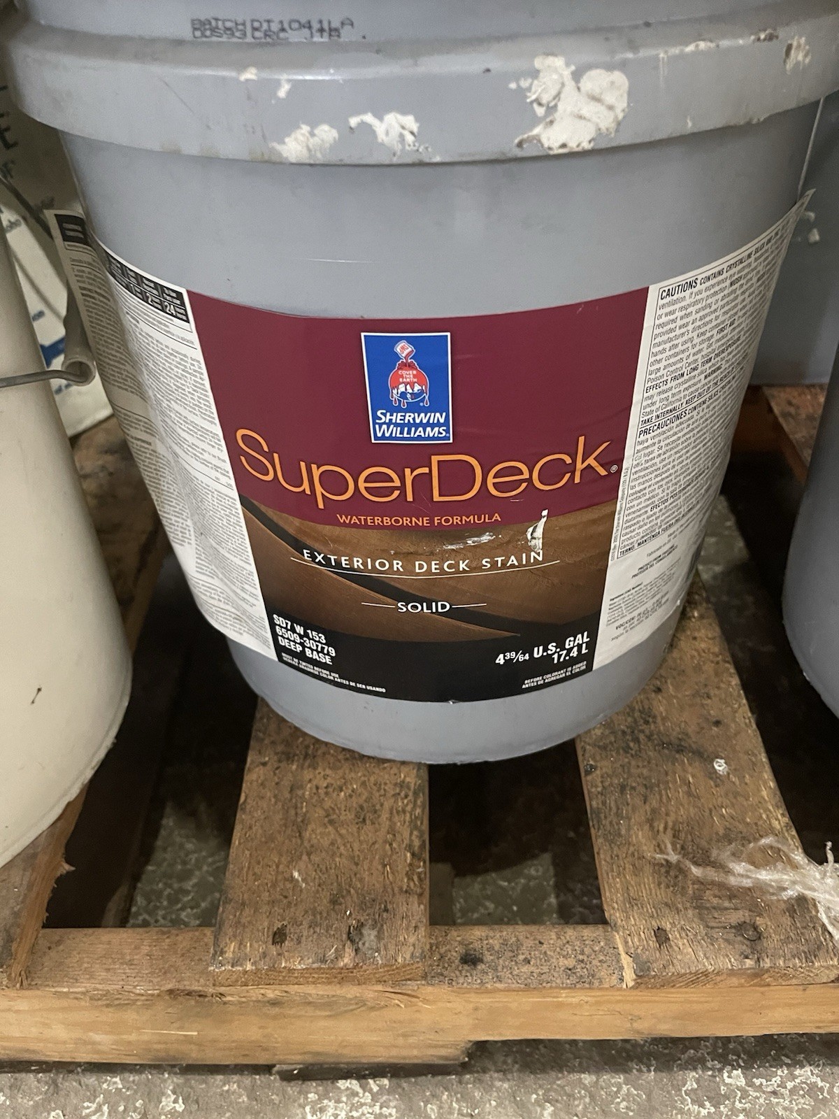 SHERWIN WILLIAMS SuperDeck Exterior Waterborne Solid Color Deck Stain 5 GAL