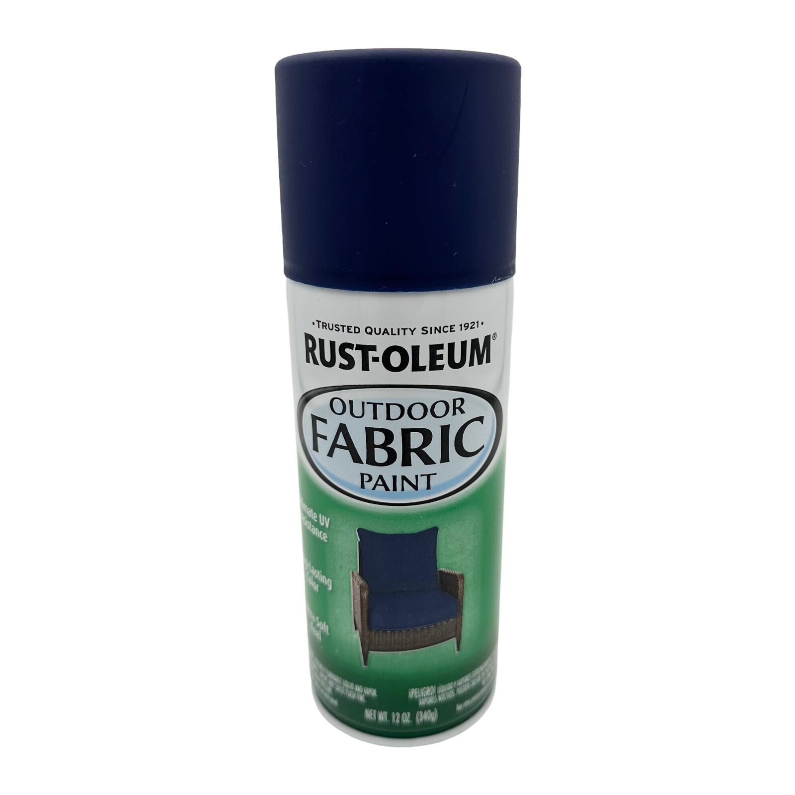 Rust-Oleum Specialty Outdoor Fabric Spray Paint, Navy Blue, 12 oz NEW