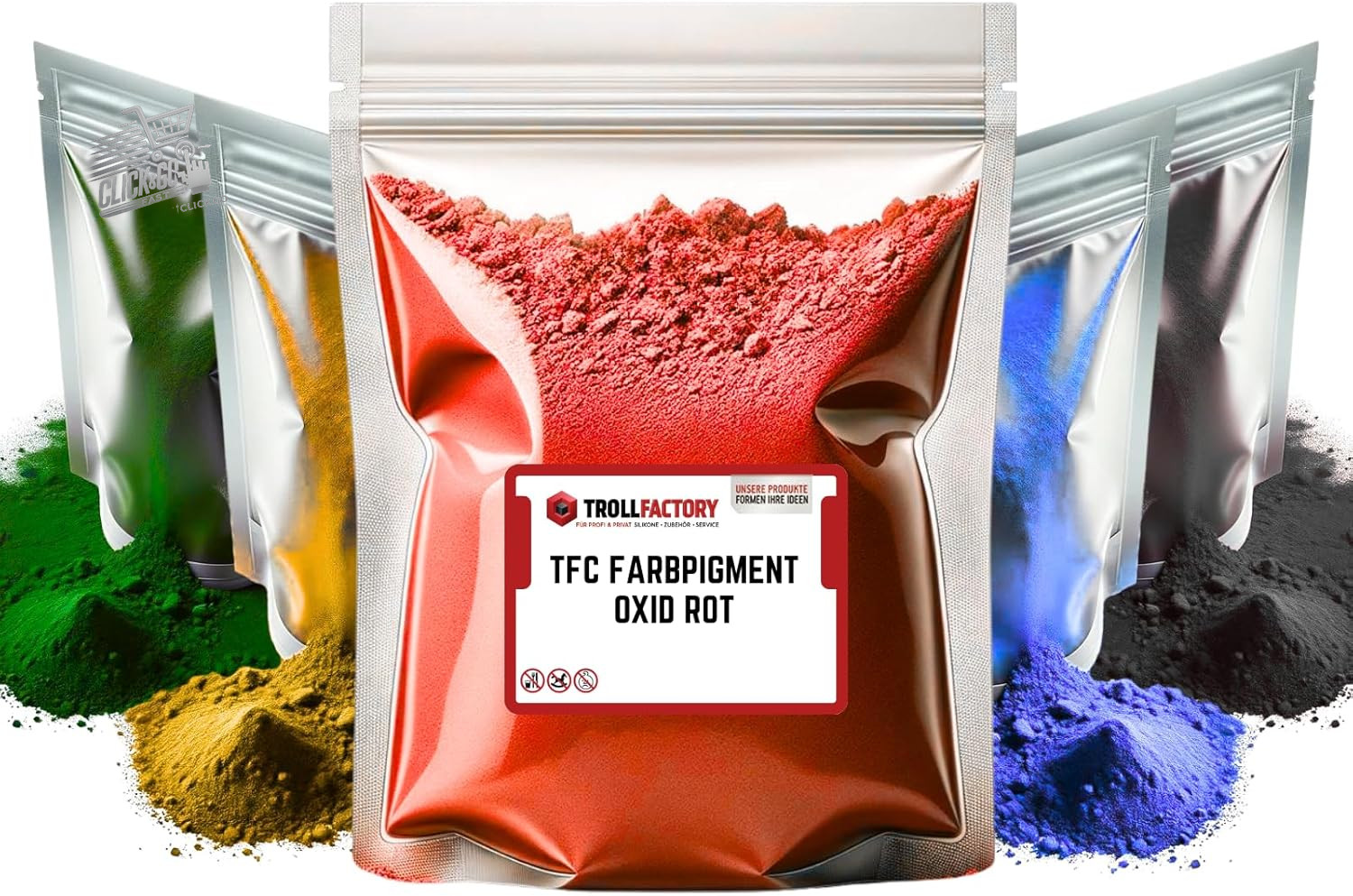 White Pigment Powder Cement Epoxy Resin Chalk Cast Oxide 500g