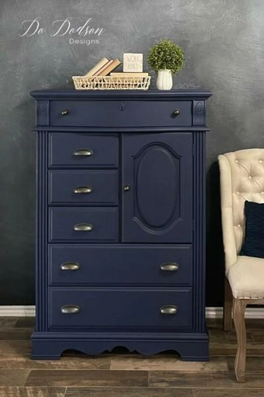 NAUTICAL | Dixie Belle Silk Paint | navy blue | Furniture Paint