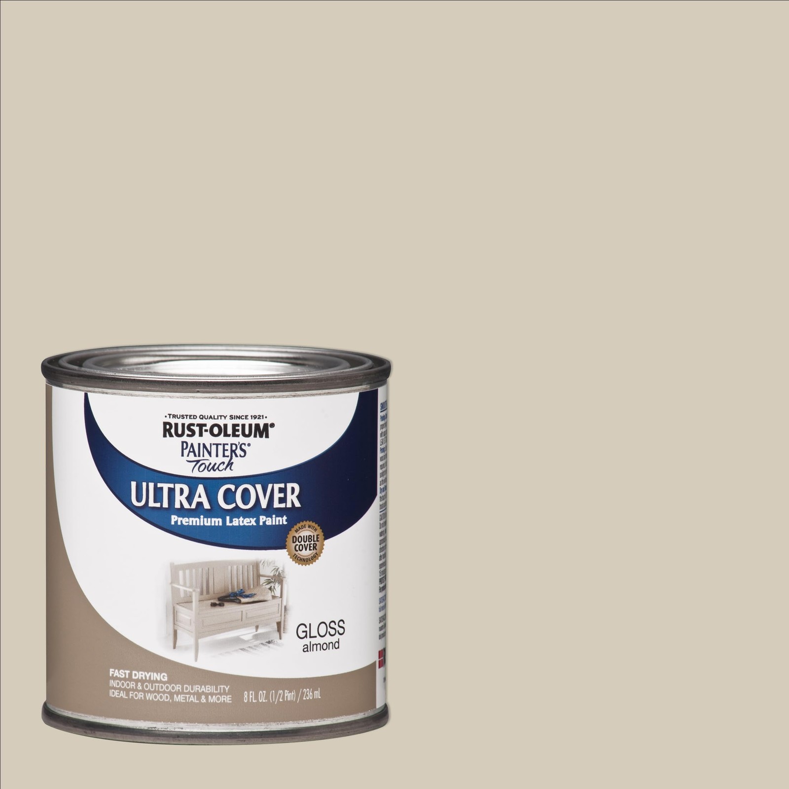 Rust Oleum Painter’s Touch Gloss Almond 8 Fl Oz Multi Purpose Brush On Paint