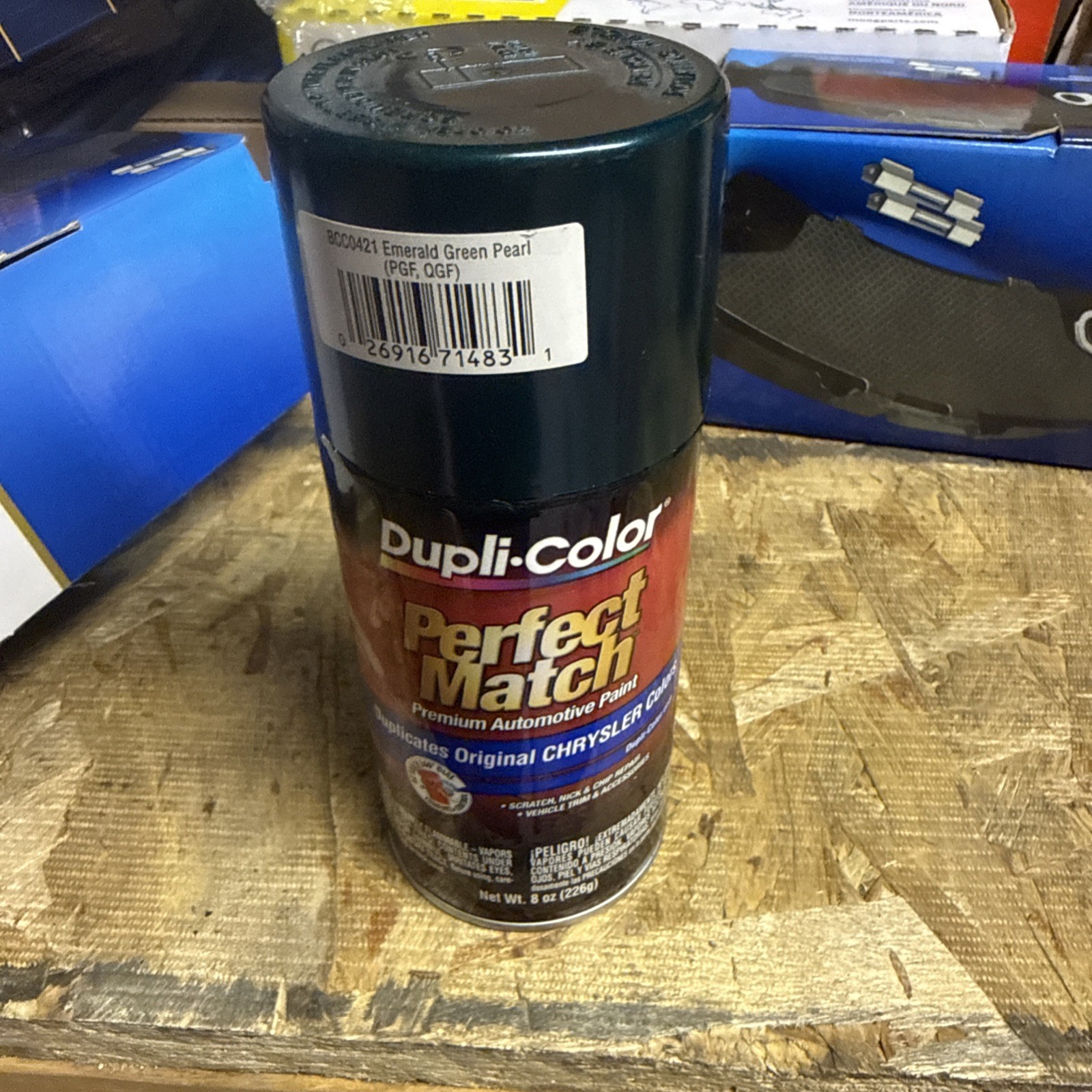 Emerald Green Pearl Automotive Paint 8 oz Premium Spray for Perfect Match