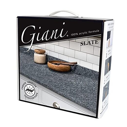 Granite Countertop Paint Kit 2.0 46 Fl Oz (Pack of 1) Slate Acrylic Topcoat
