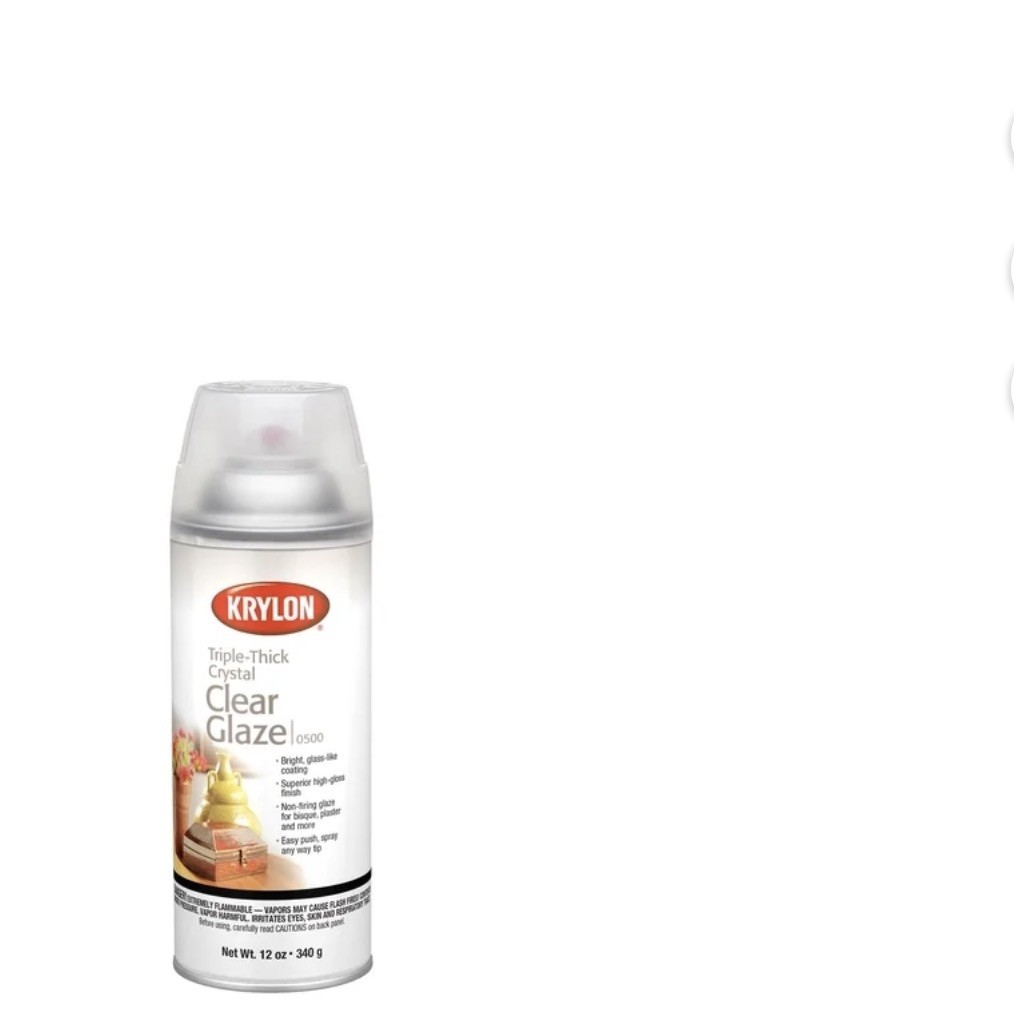 Krylon I00500A07 12-Ounce Triple Thick Clear Glaze Aerosol Spray,High-Gloss