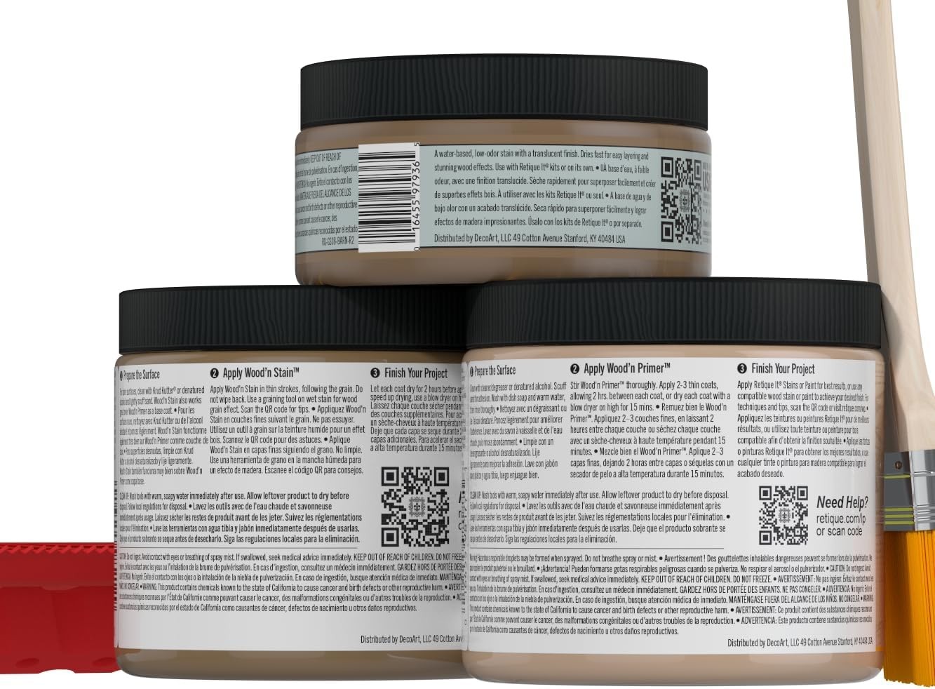 Wood Finish Multi-Purpose Kit – GO Beyond Faux Wood with Paintable Liquid Wood