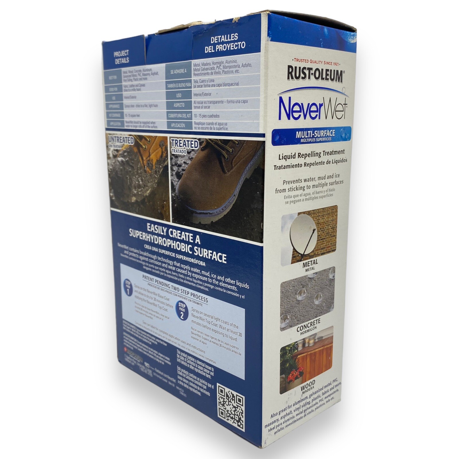 Rust-Oleum NeverWet Multi-Surface Liquid Repelling Treatment – Frosted Clear NEW