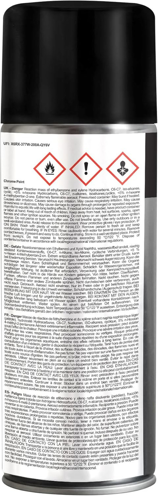 Chrome Spray Paint Smooth Chrome Finish – Multi Surface Paint Suitable For In…