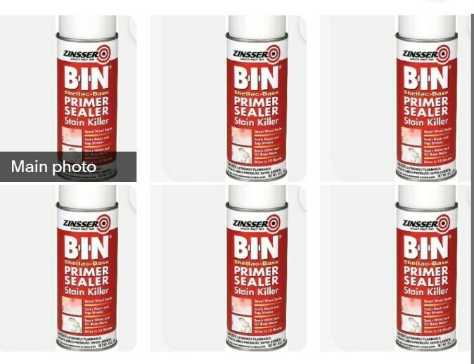 BIN 1008 B.I.N. Primer Sealer, 13-oz. Aerosol – Quantity 6