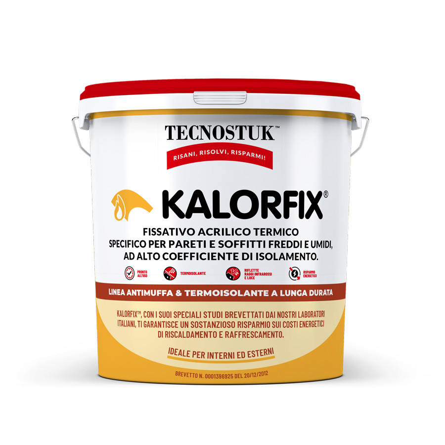 THERMAL FIXATIVE FOR WALLS AND CEILINGS WITH HIGH COEFF. THERMAL LT 1