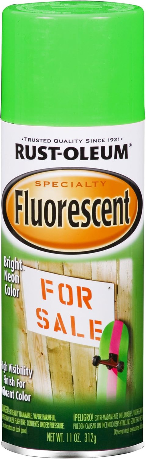 Specialty Fluorescent Green Spray Paint 11 Oz.