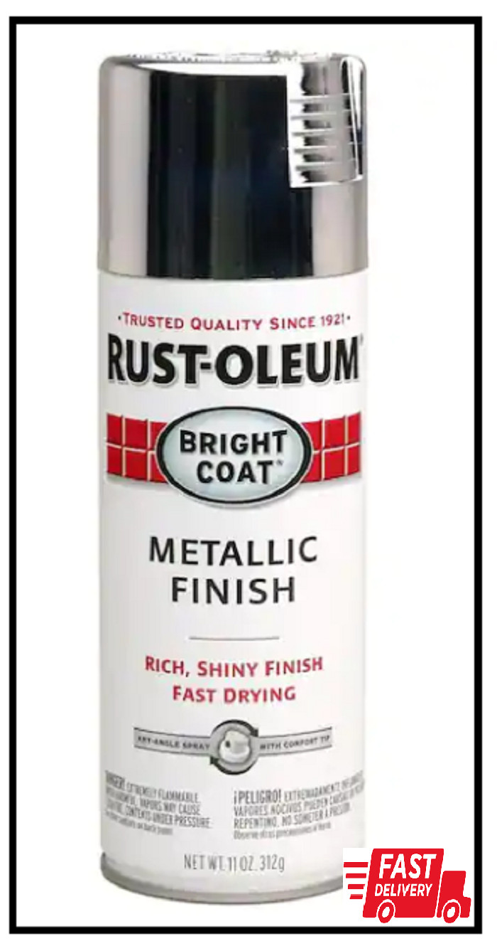 11 Oz. Bright Chrome Metallic Spray Paint