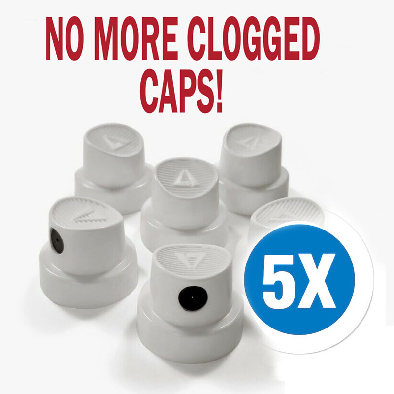 5 Spray Paint Caps for Rust-Oleum Chalk Spray Paint, Chalked Paint Matte