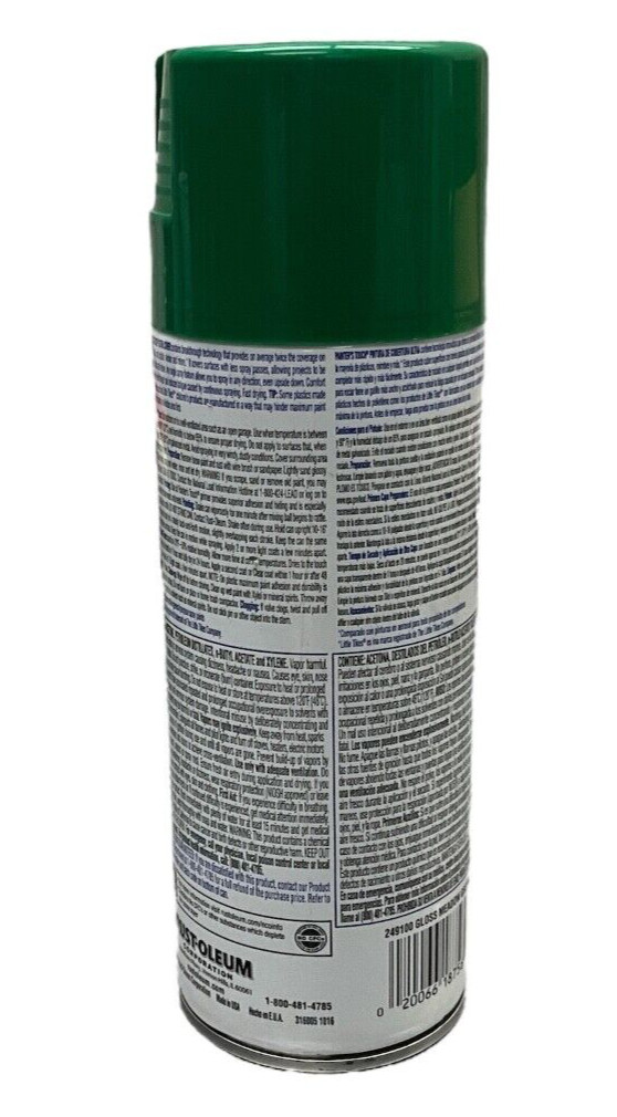 RUSTIC-OLEUM 249100 Painter’s Touch 2X Ultra Cover Gloss 12 Oz – Meadow Green