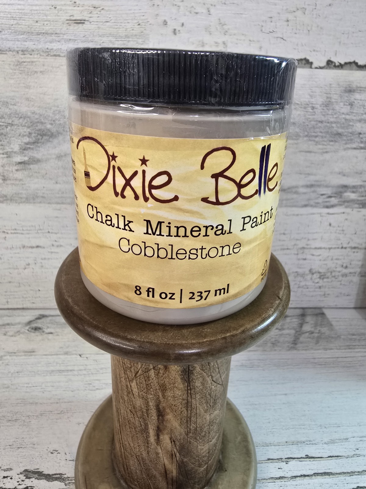 Dixie Belle Chalk Mineral Paint Cobblestone Light Brown 8oz Furniture Paint NEW