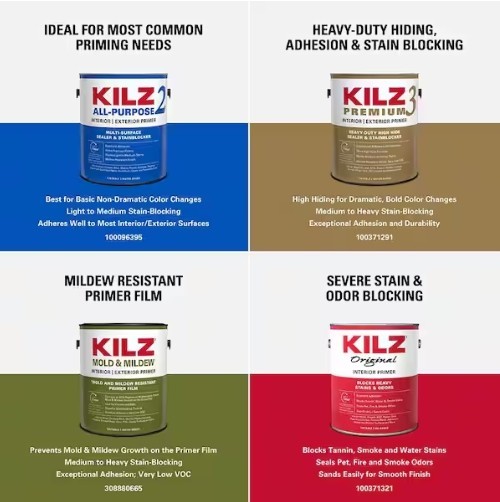 NEW KILZ 11748 UPSHOT OVERHEAD STAIN BLOCKER White Primer 10 ounce Can 7456908