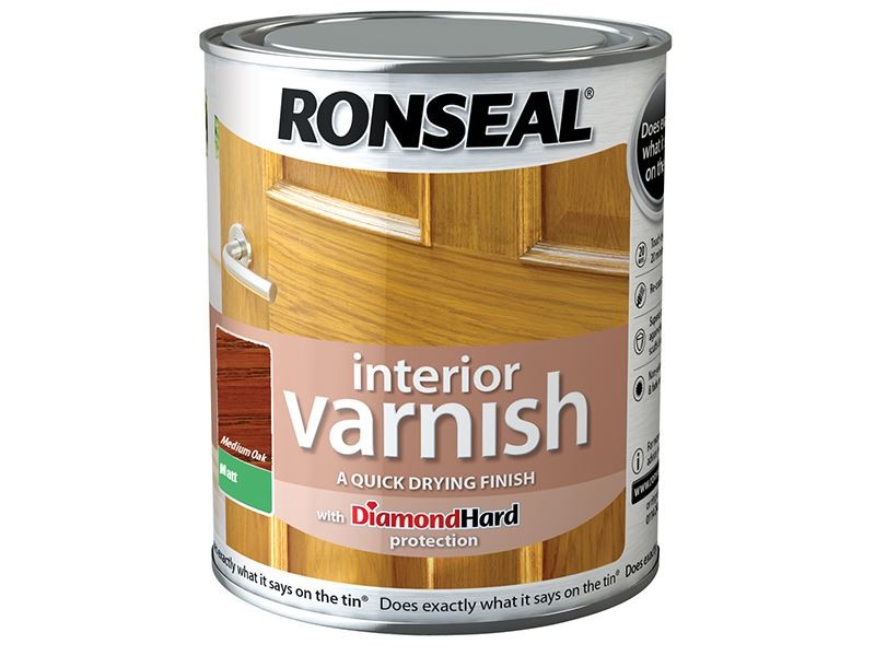 Ronseal – Medium Oak Matte Interior Varnish