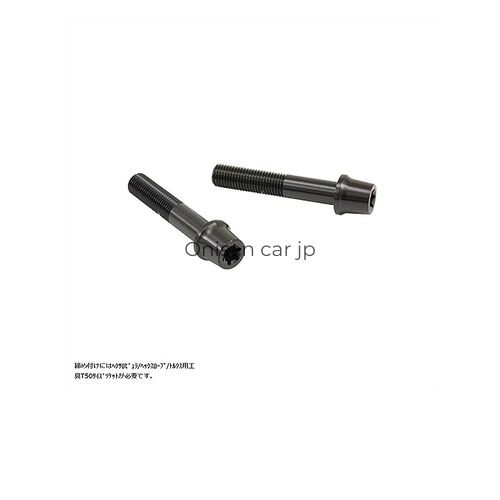 NEW PLOT Brembo Stainless Steel Caliper Mount Bolts Black 55mm Tapered Cap